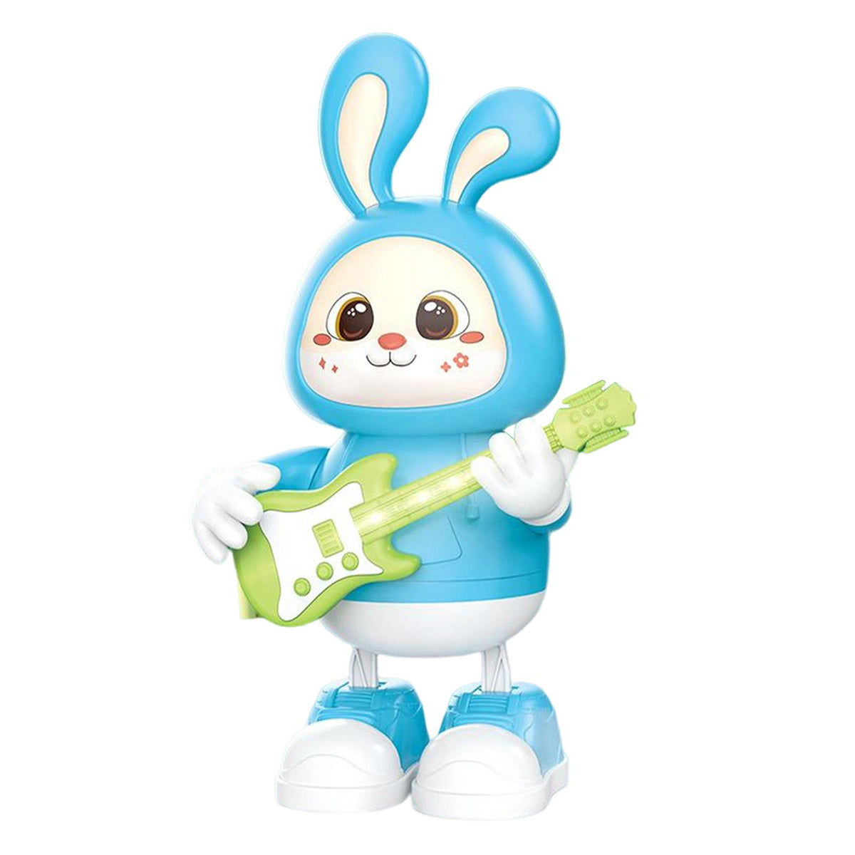 Maxbell Electronic Interactive Rabbit Musical and Dance Bunny Toy for Bedtime Friend Blue