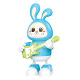Maxbell Electronic Interactive Rabbit Musical and Dance Bunny Toy for Bedtime Friend Blue