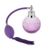 Maxbell New Vintage Crystal Perfume Bottle Purple Spray Atomizer Refillable Glass