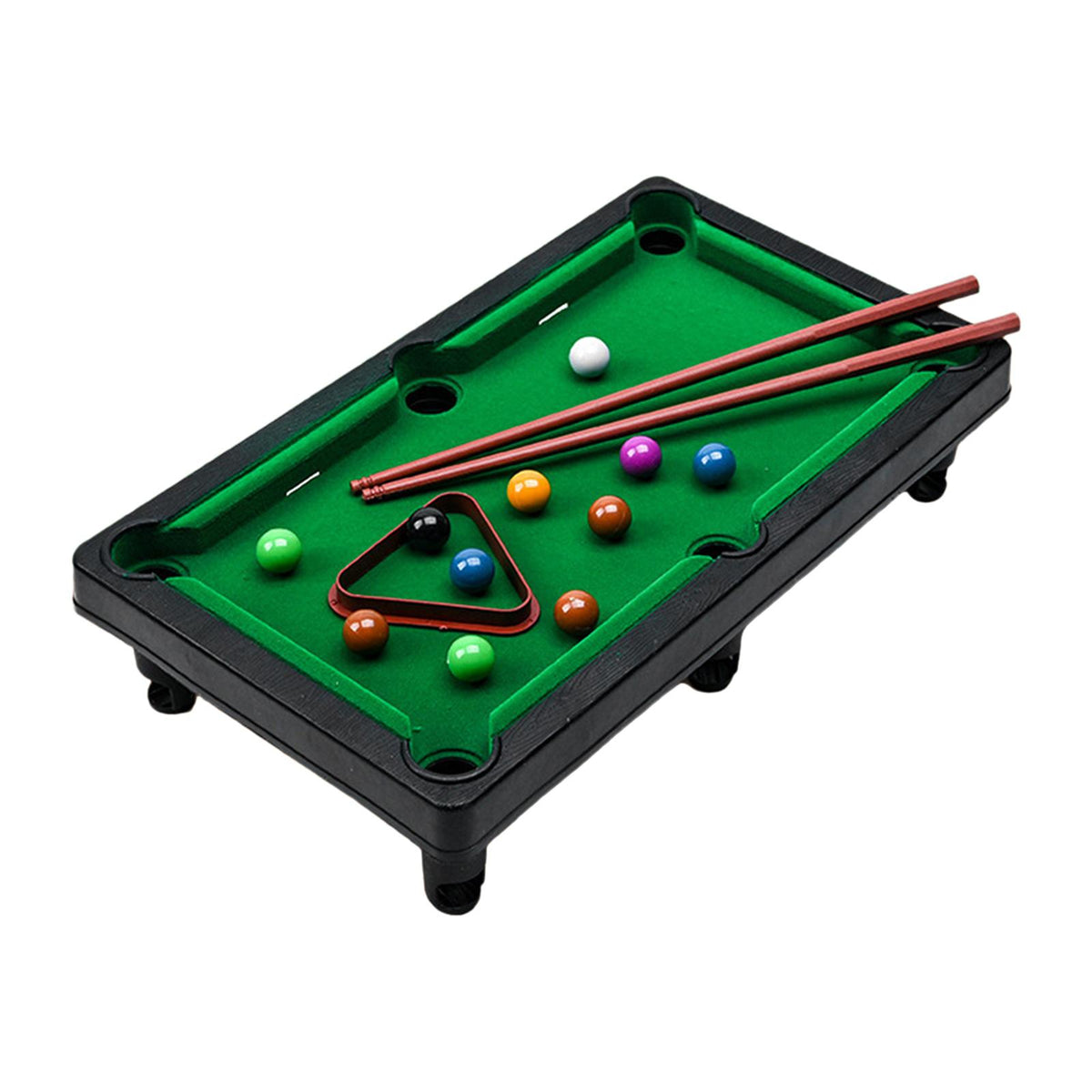 Maxbell Mini Table Pool Toy Billiards Game Balls Snooker travel Indoor S