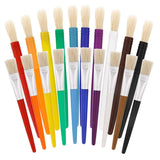 Maxbell 10/20Pc Kids Paint Brush Watercolor Acrylic Oil Painting Supplies Round Flat