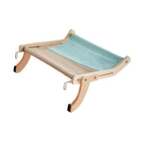 Maxbell Cat Window Perch Lounge Mount Hammock Adjustable Seat for No Suction Cup Gray Blue