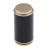Max Alloy Curtain Decorative Pole/Rod Finials Ends Head Cap 28mm Dia. Black