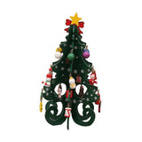 Maxbell Christmas Tree Bookshelf Desktop Decorative Creative for Festivals Gift Green