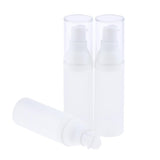 Max Maxb 3pcs Empty Makeup Container Face Cream Jars Pump Bottle Case for Travel 30ml