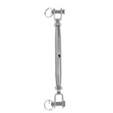 Maxbell Stainless Steel Closed Body Turnbuckle Jaw Wire Rope Fork Rigging Screw M8