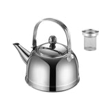 Maxbell Stainless Steel Tea Kettle with Infuser for Restaurant Picnic 1.8L