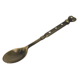 Max Retro Style Ice Cream Tea Coffee Spoon Small Condiment Spoons Sugar Bronze 2