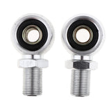 Maxbell 1 Pair Eye Adapter Eye End For Motorcycle Scooter Shock Absorber 10mm Sliver