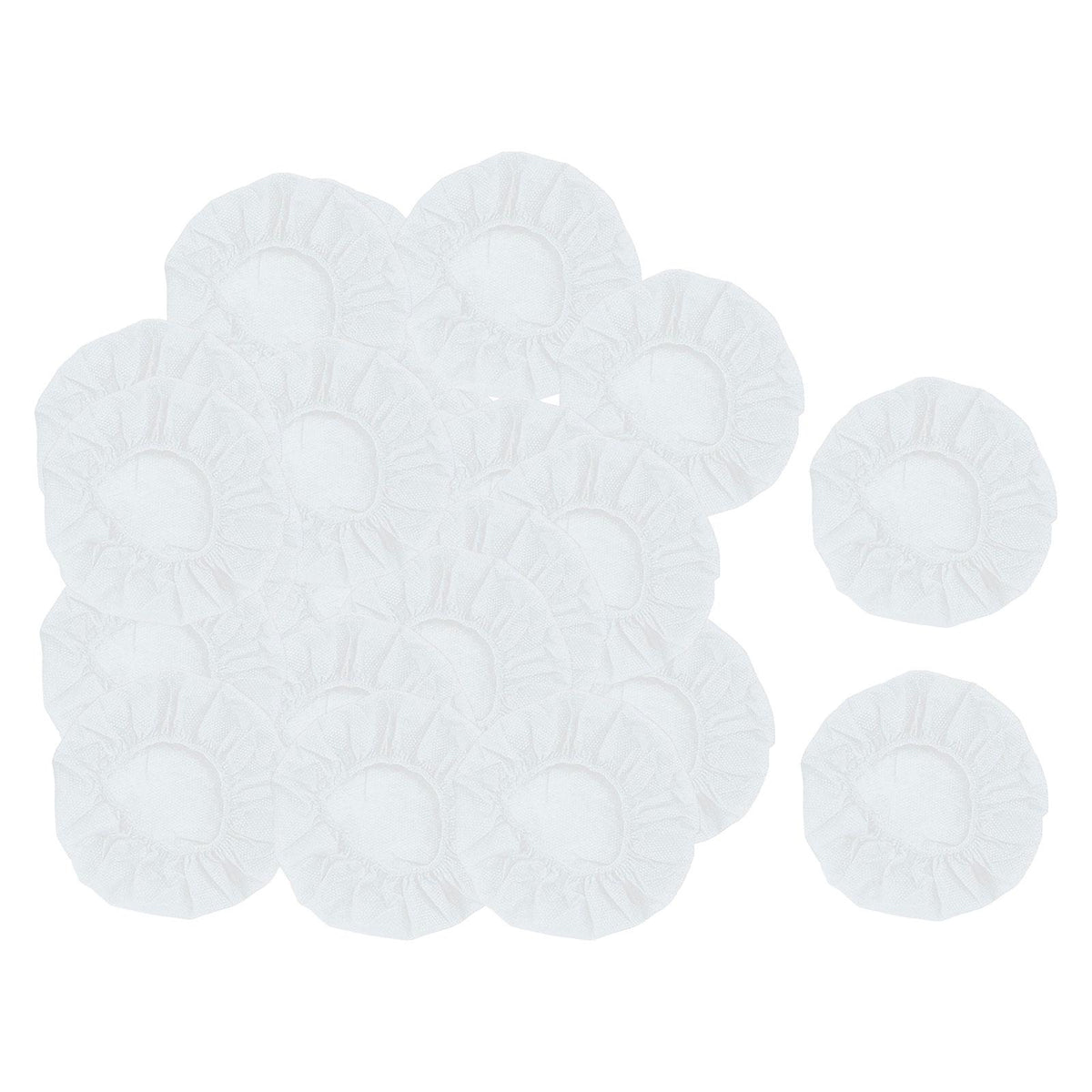 Maxbell Disposable Headphone Covers Earcup Covers Stretch for Net Bars White