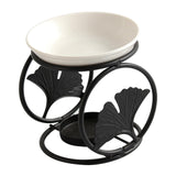 Maxbell Oil Burner Scented Wax Melt Burner Home Decoration Living Room Yoga Black