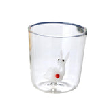 Maxbell Glass Coffee Mug Drinkware Espresso Cups Milk Mug for Coffee Style B