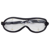 Maxbell Skydiver Goggles Eye Protection with Adjustable Strap for Skating Hiking Black