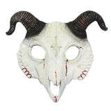 Maxbell Novelty Halloween Cosplay Mask Carnival Party Props Scary Mask for Halloween Beige