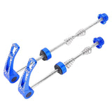 Maxbell MTB Road Bike Quick Release Skewers Lever Set Bicycle Wheel Hub Skewers Blue