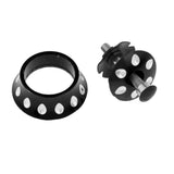 Maxbell Aluminum Alloy Bicycle Headset Top Cap Stem Cover for MTB Road Bike 44mm Black