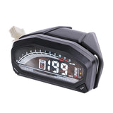 Maxbell Universal Motorcycle Speedometer LCD Digital Odometer Guage 199km/h 1200 rpm
