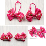 Maxbell 8 Pieces DIY Baby Girls Hair Accessories Findings Hair Clips Headband Craft