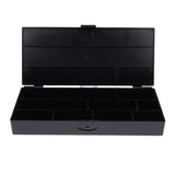 Maxbell Detachable Empty Storage Box Case Salon Hairstyling Hairpins Clips Organizer Black
