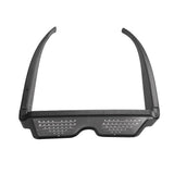 Maxbell USB Led Party Luminous DJ Electric Syllables Party Eye Glasses White Light