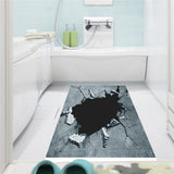 Maxbell Frameless Modern Oil Painting Wall Art Decal Sticker Panel 60x120cm Crack 1