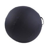 Maxbell Ball Chair Cover Yoga Exercise Anti Slid with Handle Training Belly Gym Gray