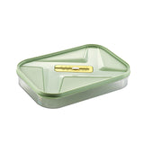 Maxbell Food Storage Box Refrigerator Dumplings Organizer Easily Clean Stackable green