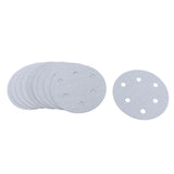 Max 10x Sand Disk Polish Grind Pad White Sandpaper Sheet Replacement 5" 600Grit