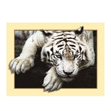 Maxbell DIY 5D Diamond Embroidery Painting Tiger Cross Stitch Art Kit White Tiger