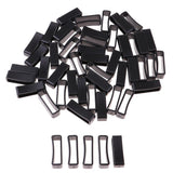 Maxbell 50pcs Plastic Belt Loop Keeper Loop Buckles Belt Harness Backpack Straps 32mm