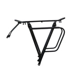 Maxbell Bicycle Rear Cargo Rack Biking 75kg Heavy Duty Aluminum Alloy Rear Bike Rack Black