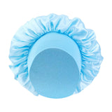 Maxbell Elastic Chemotherapy Cap Cancer Quick Dry Headwear Sweat Wicking Headcloth light blue