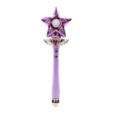 Maxbell Princess Wands Costume Accessories Pretend Toy for Carnival Birthday Party Amaranth Star