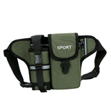 Maxbell Fanny Pack Waist Bag Sling Bag Fashion Chest Bag for Trekking Camping Phone Green