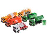 Maxbell Die-cast Alloy Pull Back Engineering Truck Car Model Toy Sanitation Truck