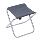 Maxbell Camping Stool Folding Adults Collapsible Portable for Garden Backyard Hiking Gray