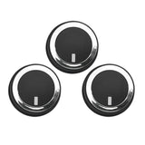 Maxbell 3Pcs AC Temperature Control Knob 84793085 Replacement Black Accessory