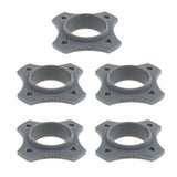 Max Maxb 5 Pieces Microphone Anti-Slip Anti-Rolling Protection Ring Roller Gray