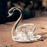 Maxbell Romantic Clear Crystal Rhinestone Swan in Packing Box Wedding Party Favor