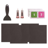 Maxbell Trampoline Patch Kit Replacement Waterproof Big Holes Trampoline Accessories Square  4 Patches