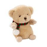 Maxbell Lovely Mini Plush Toy Soft Ornaments Gift for Home Living Room Holiday Bear