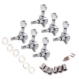 Max 6L Guitar Tuning Pegs Tuner Machine Head for Acoustic Electric Guitar Silver
