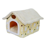 Maxbell Cat Bed Autumn Winter Washable Cushion Dog House for Puppy Dog Kitten