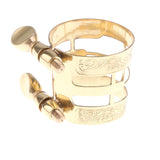 Max Alto Sax Metal Mouthpiece Pipe Clip Woodwind Part for Alto Saxophone Gold