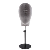 Maxbell Wigs Making Mannequin Head Hat Caps Display Model 21inch Gray