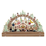 Maxbell Handmade DIY Village Vacation Church Holiday Tabletop Festive Ornaments Style A