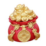 Maxbell Traditional Chinese Money Figurine Desktop for Car Dashboard Collectibles