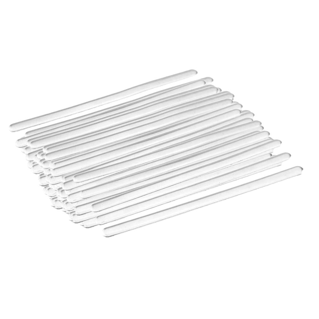 Maxbell 90mm Aluminum Strip Masks w/ Adhesive for DIY Masks Bridge Nose Clips 100pcs