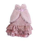 Maxbell Small Pet Cat Dogs Clothing Puppy Princess Costume   Pink M