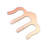 Maxbell Piano Sheet Clip Portable Alloy Page Holder for Pianos Book Cookbook Reading Bronze